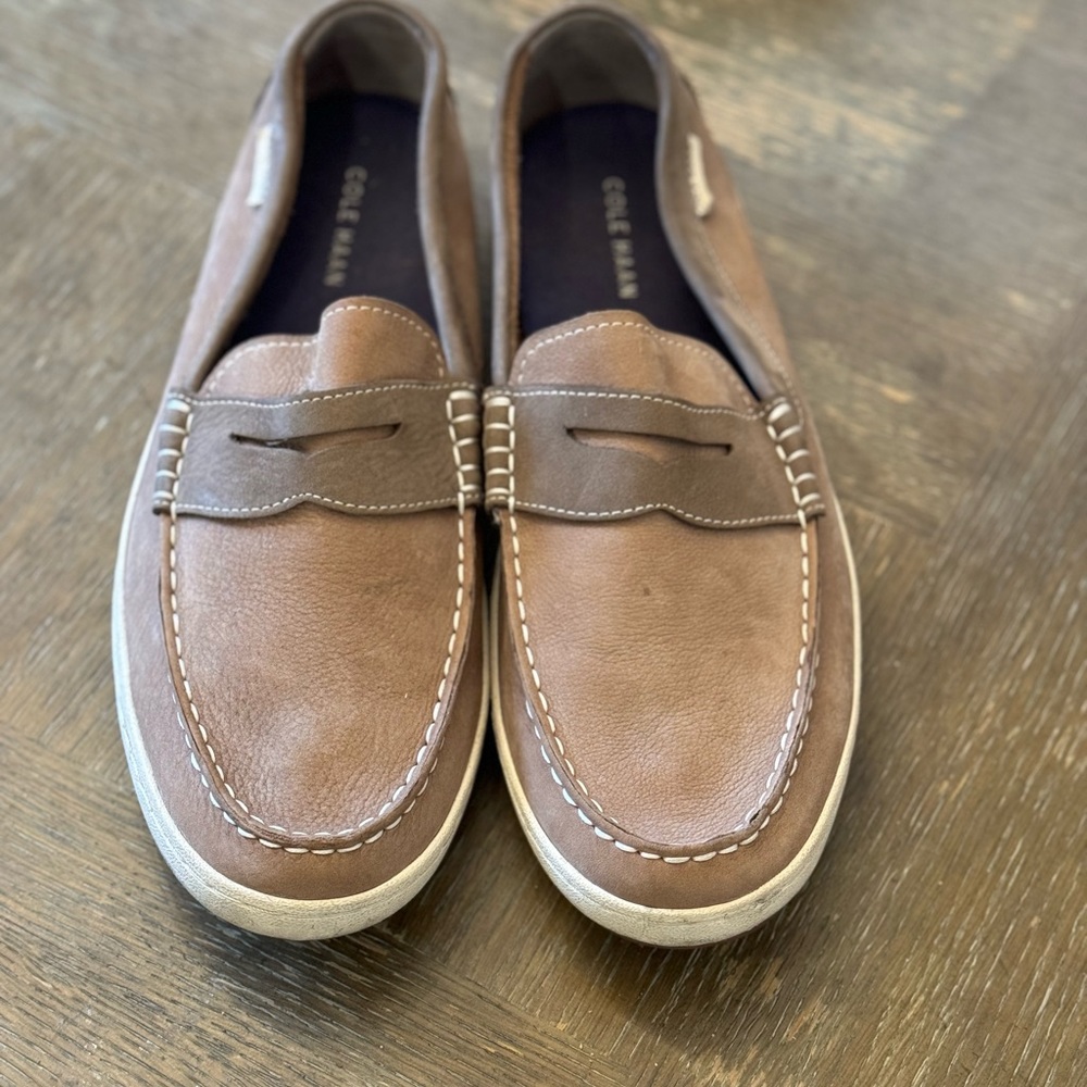 Lightly worn Cole Haan loafers very comfortable.